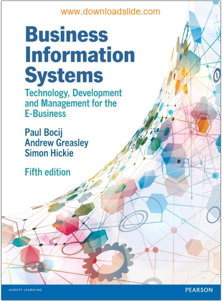 Sampul Business Information Systems : Technology, Development and Management for the E-Business