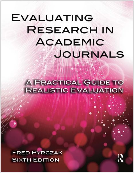 Sampul Evaluating research in academic journals : A Practical Guide To Realistic Evaluation