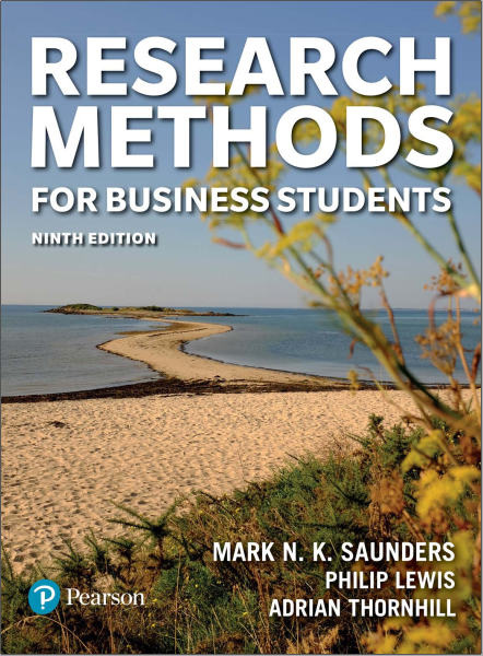 Sampul Research Methods For Business Students - Ninth Edition