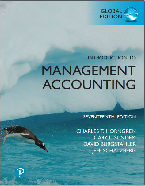 Sampul Introduction to Management Accounting - Seventeenth Edition
