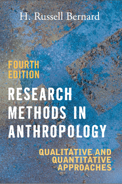 Sampul Research Methods in Anthropology: Qualitative and Quantitative Approaches